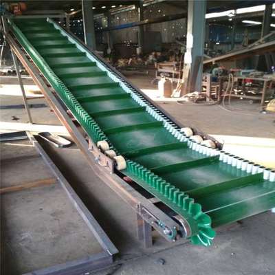 糧食入倉(cāng)運(yùn)輸機(jī)加格擋式沙子上料輸送機(jī)